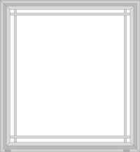 Decorative gray square frame with blank center