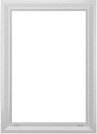 white window frame with blank view